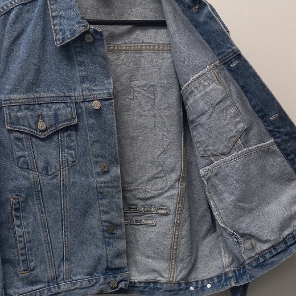 Warner Brothers Studio Looney Tunes denim jean jacket vintage - Picture 4 of 5